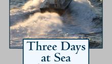 book, devotional, three days at sea, boat, waves